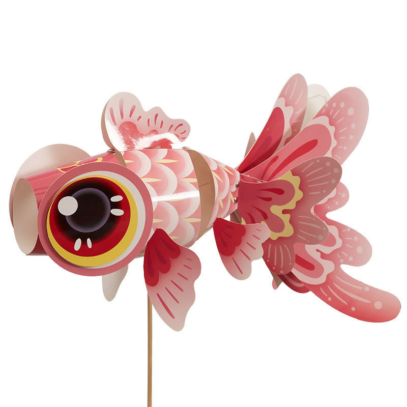Nimara Ritual DIY Fortune Luck Koi Fish Paper Lantern Lamp Mid-Autumn Festival Child Kids Lantern Decoration