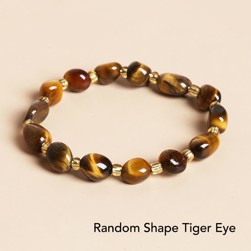 Nimara Ritual Natural Irregular Shape Stone Crystal Meditation Balance Bracelet