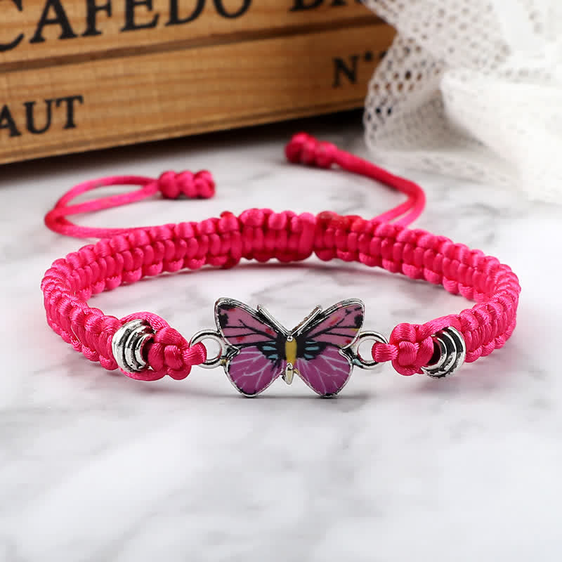 Nimara Ritual Butterfly Freedom Love String Charm Bracelet