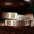 Nimara Ritual Letters Copper Balance Healing Cuff Bracelet Bangle