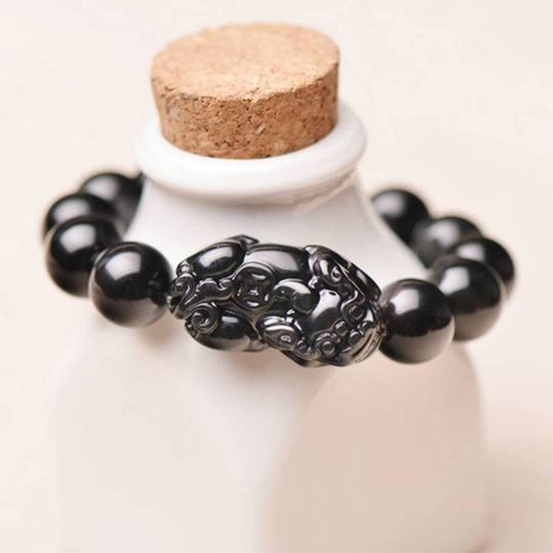 Nimara Ritual FengShui PiXiu Obsidian Wealth Bracelet