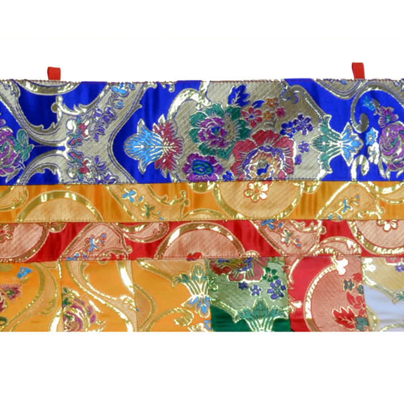 Nimara Ritual Tibetan Five Colors Hanging Curtain Prayer Altar Healing Meditation Curtain