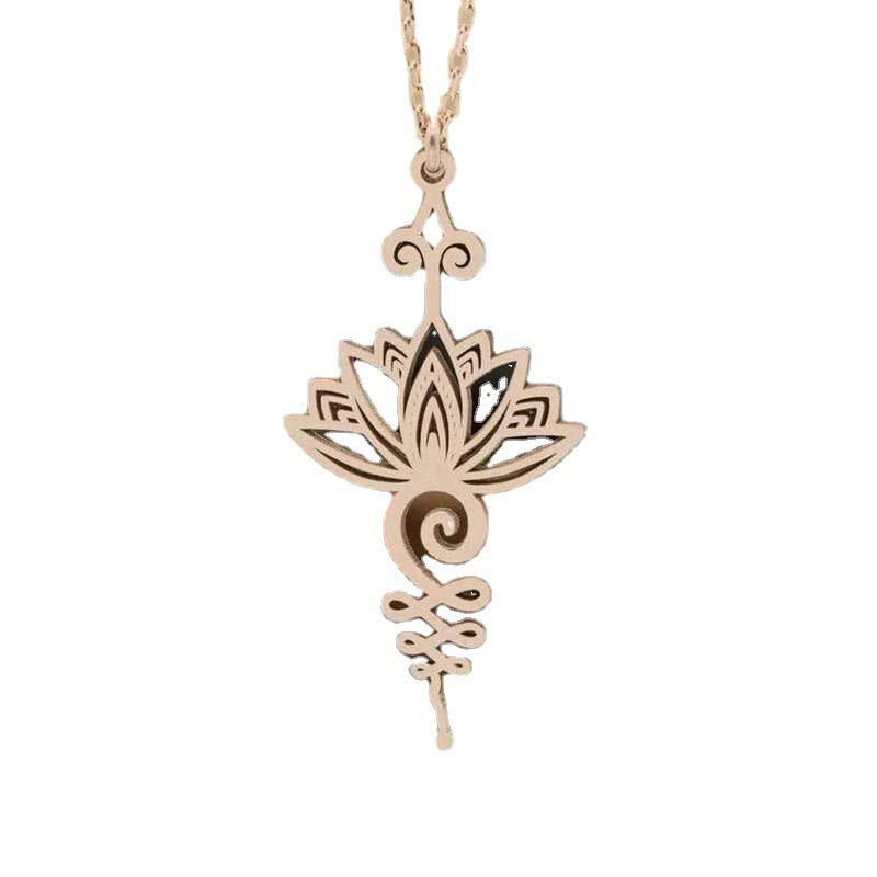 Nimara Ritual Lotus Luck Wealth Necklace Pendant