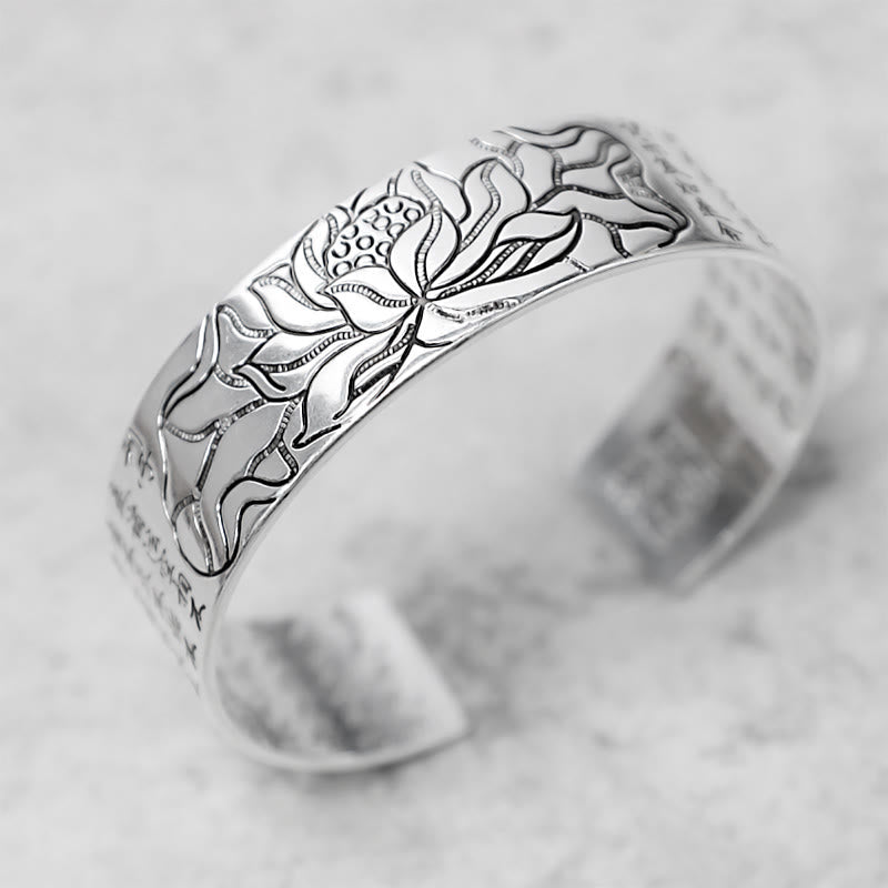 Nimara Ritual Tibetan Lotus White Copper Luck Bracelet