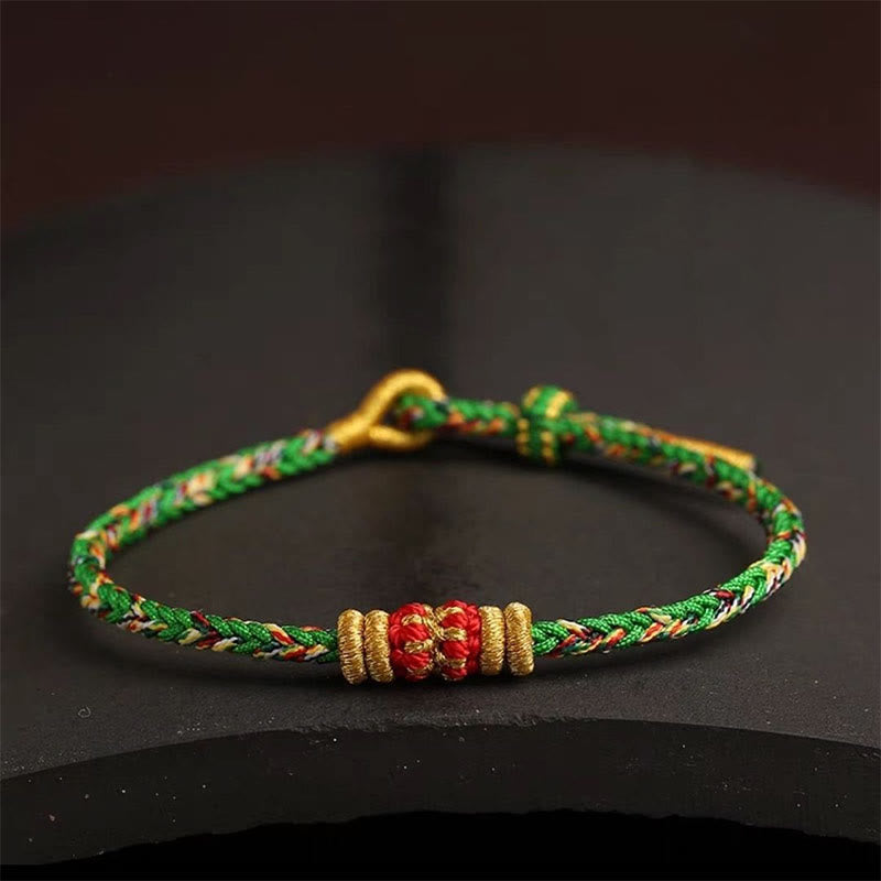 Nimara Ritual Handmade Colorful Rope King Kong Knot Braided Luck Bracelet