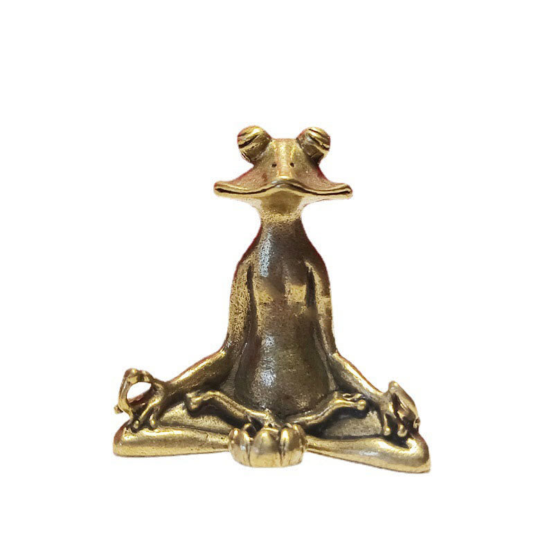 Nimara Ritual Mini Small Frog Turtle Koi Fish Snail Crab Copper Wealth Home Decoration