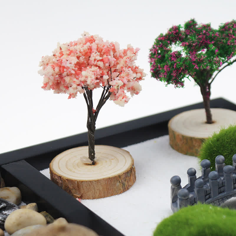 Nimara Ritual Buddha Symbol Tree Landscape Meditation Calm Zen Garden Decoration
