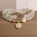 Nimara Ritual Double Layer Jade Shell Luck Bracelet