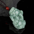 Nimara Ritual Jade PiXiu Wealth Luck String Necklace Pendant