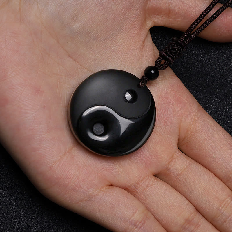 Balance YinYang Fengshui Releasing Negativity Necklace Pendant