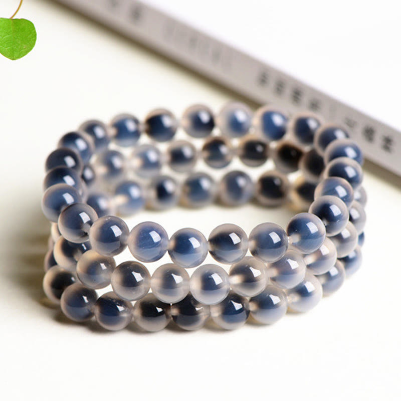 Nimara Ritual Natural Colorful Candy Agate Harmony Strength Bead Bracelet