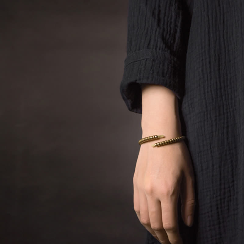 Nimara Ritual Vintage Design Copper Balance Adjustable Cuff Bracelet