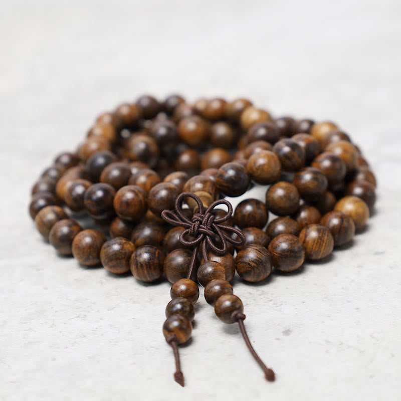 Nimara Ritual 108 Mala Beads Bracelet Prayer Meditation Sandalwood Elastic