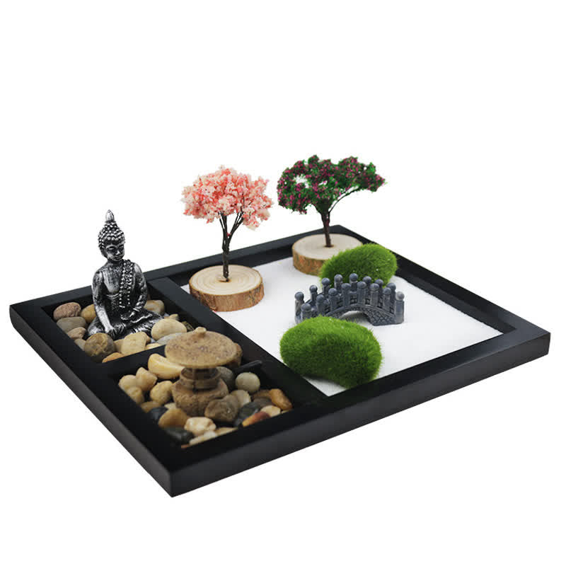 Nimara Ritual Buddha Symbol Tree Landscape Meditation Calm Zen Garden Decoration