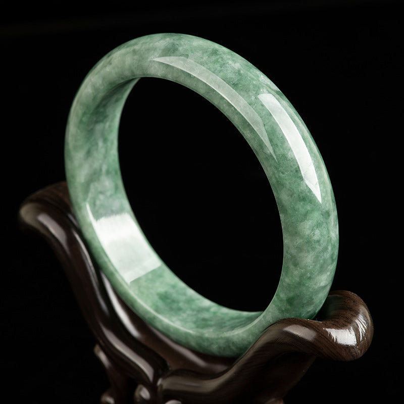Nimara Ritual Natural Jade Luck Wealth Bangle Bracelet