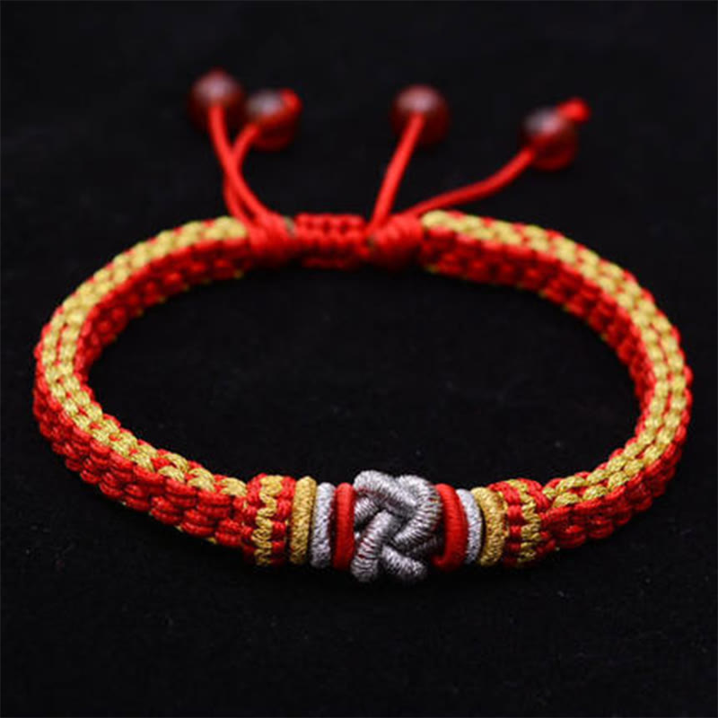 Nimara Ritual Colorful Rope True Love Knot Luck Handmade Bracelet