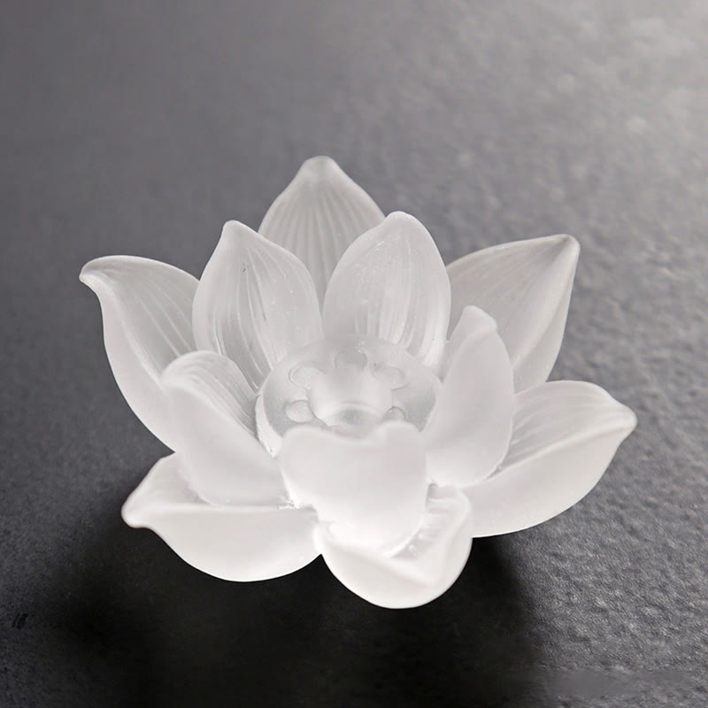 Nimara Ritual Mini Lotus Liuli Crystal Healing Meditation Stick Incense Burner