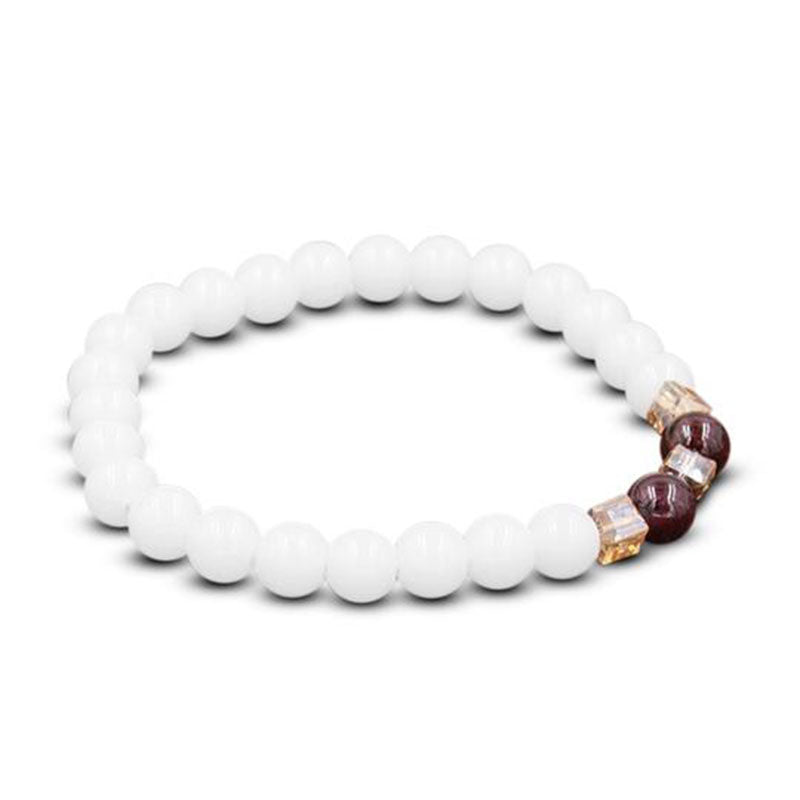 Nimara Ritual Natural White Jade Protection Bracelet