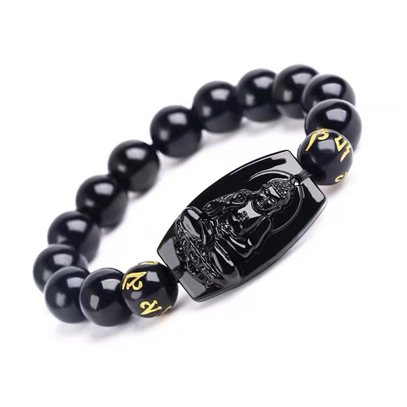 Nimara Ritual Chinese Zodiac Obsidian Protection Bracelet