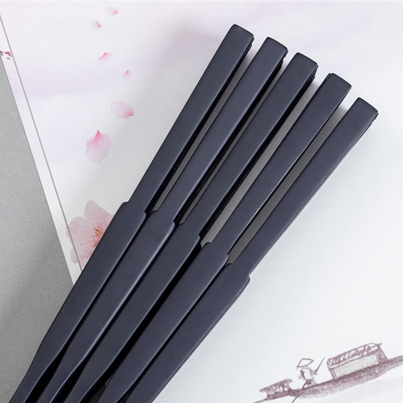 Nimara Ritual Crane Dragonfly Lotus Peony Plum Blossom Butterfly Handheld Silk Bamboo Folding Fan 22.5cm