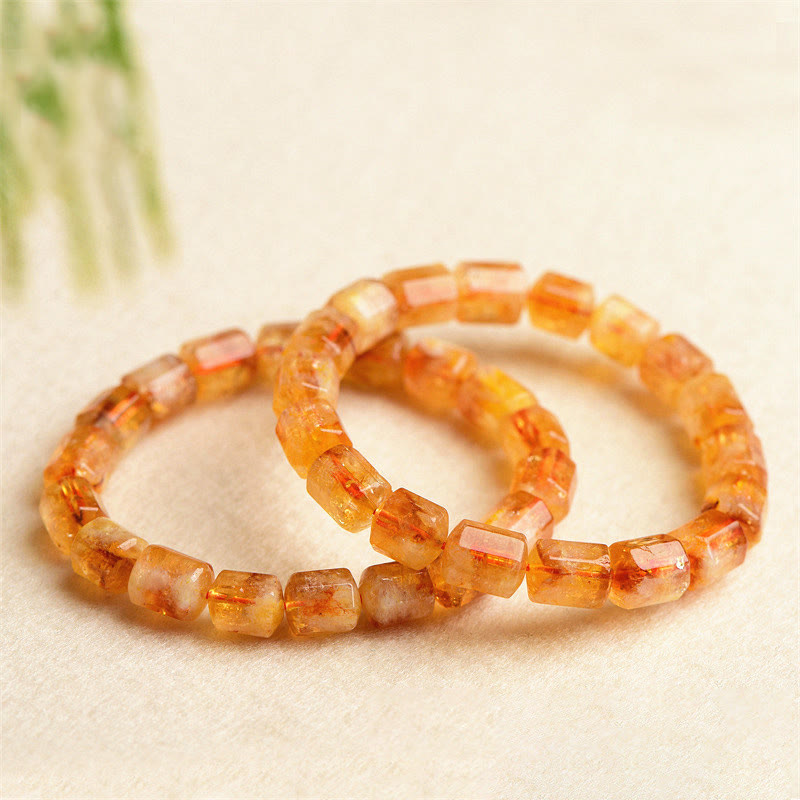 Nimara Ritual Natural Citrine Prosperity Protection Bracelet