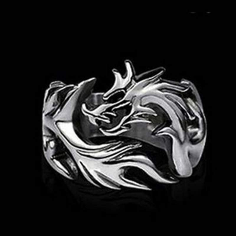 Nimara Ritual Dragon Pattern Protection Strength Adjustable Ring