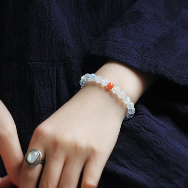 Nimara Ritual Moonstone Calm Healing Positive Bracelet