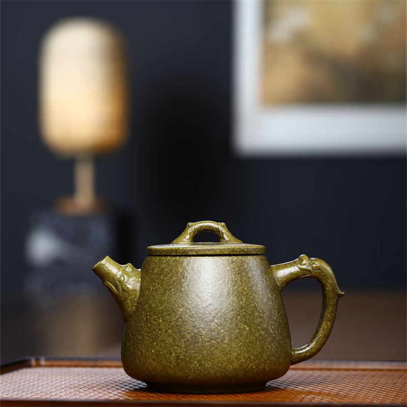 Nimara Ritual Yixing Semi-handmade Yellow Green Purple Clay Kung Fu Teapot 240ml
