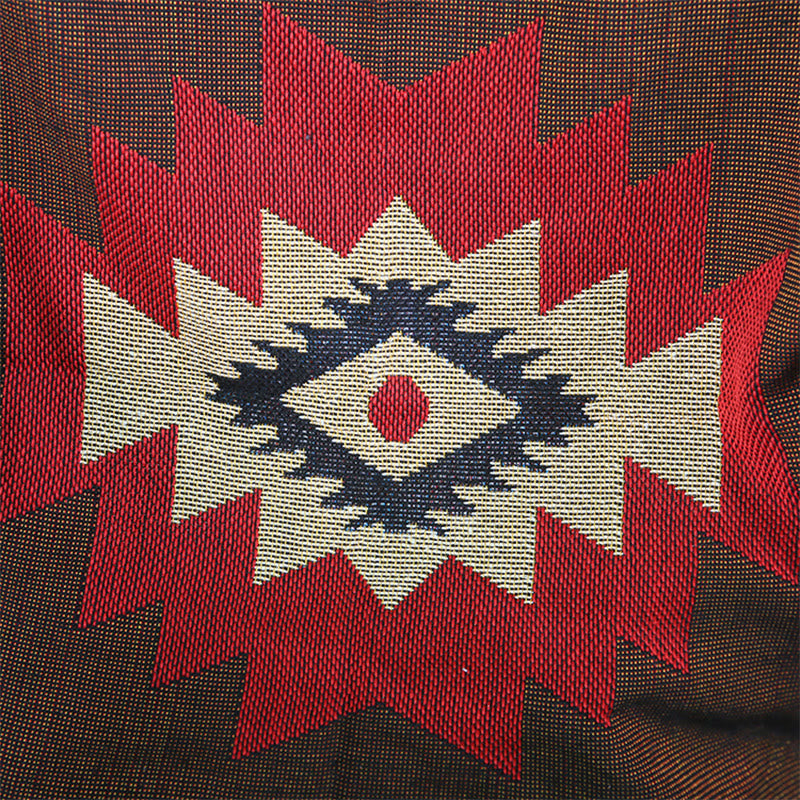 Nimara Ritual Tibetan Geometric Hand-Dyed Craftsman Blanket