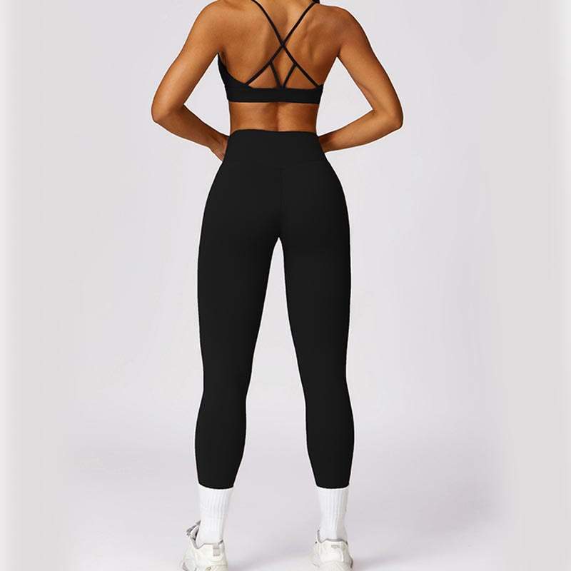 Nimara Ritual Women Short Sleeve T-Shirt Top High Waist Leggings Pants For Sports Yoga