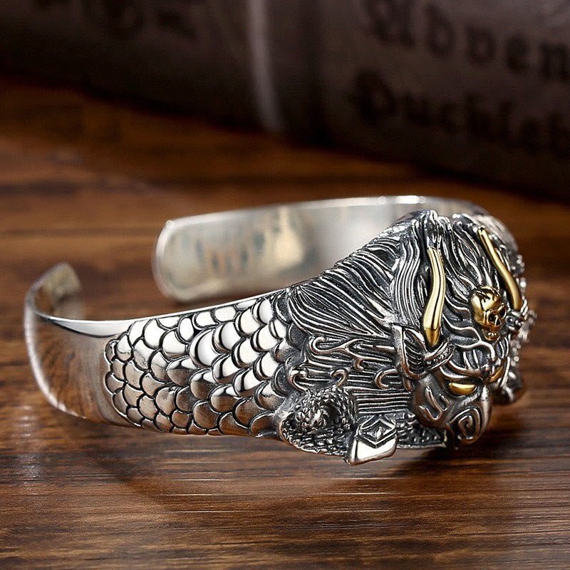 Nimara Ritual Tibetan Garuda Bird Wisdom Protection Bracelet Bangle