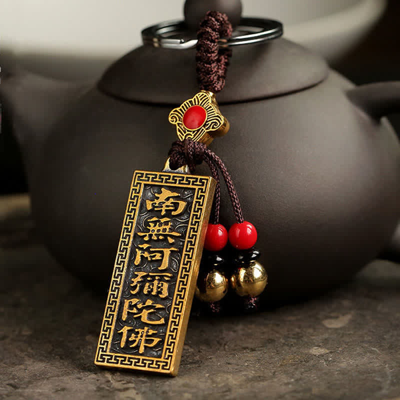 Nimara Ritual Namo Amitabha Peace Blessing Keychain