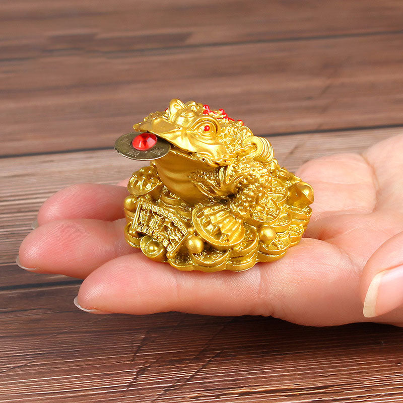 Nimara Ritual FengShui Wealth Lucky Frog Decoration