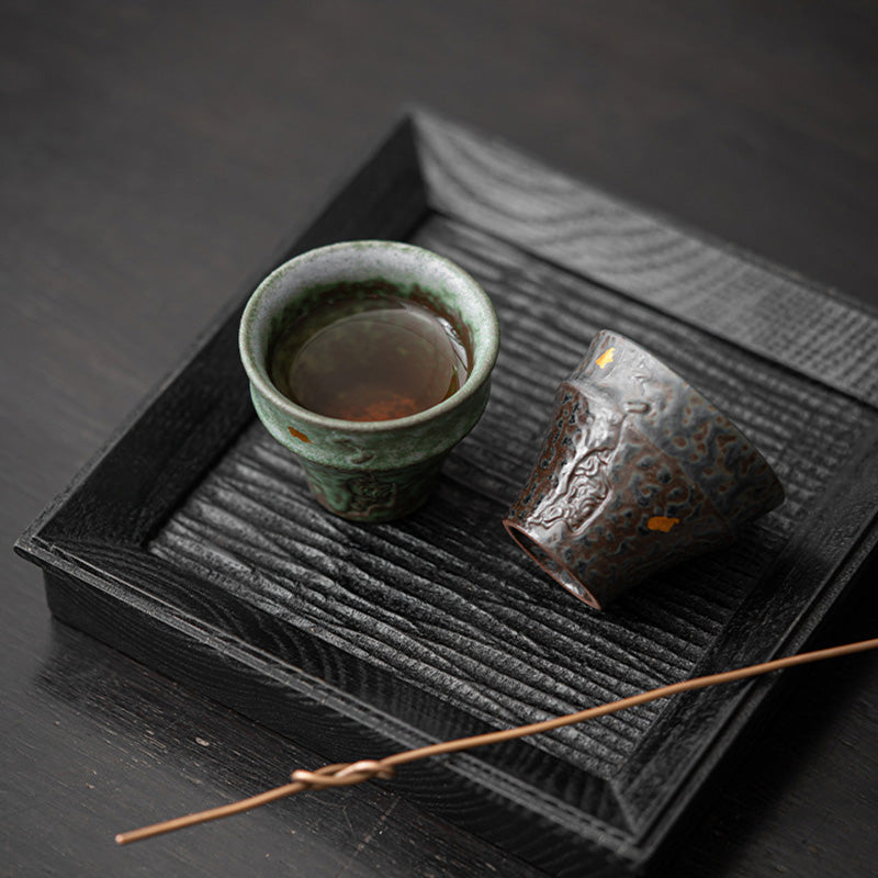 Nimara Ritual Small Vintage Style Ceramic Teacup Kung Fu Tea Cup 50ml