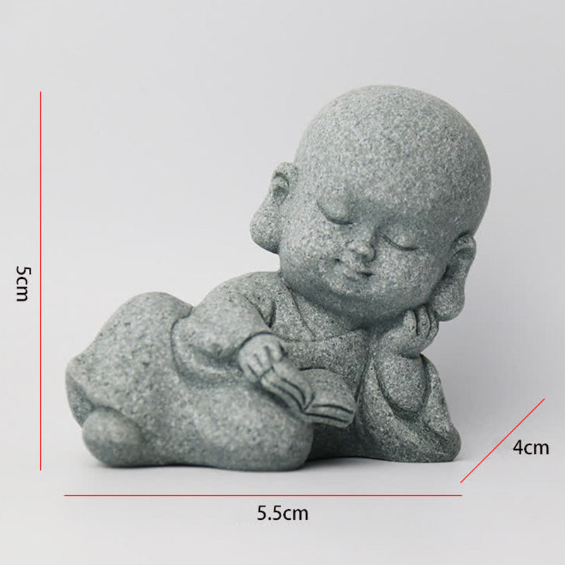 Nimara Ritual Meditation Prayer Monk Buddha Statue Serenity Home Decoration