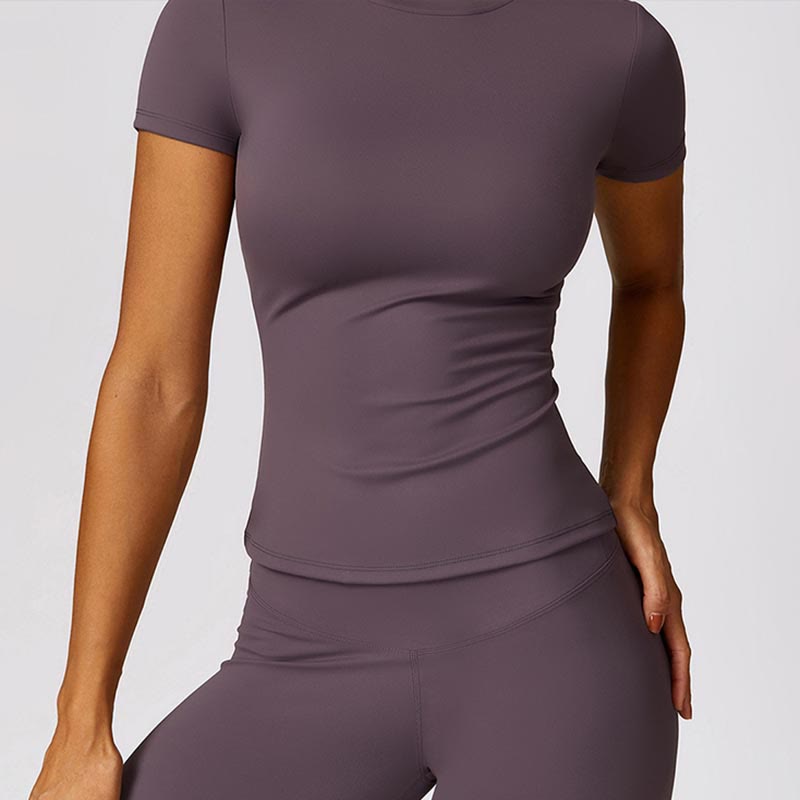 Nimara Ritual Women Short Sleeve T-Shirt Top High Waist Leggings Pants For Sports Yoga