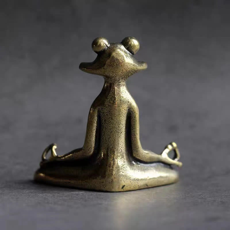 Nimara Ritual Mini Small Frog Turtle Koi Fish Snail Crab Copper Wealth Home Decoration