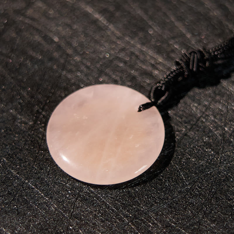 Nimara Ritual Various Crystal Amethyst Tiger Eye Green Aventurine Yin Yang Spiritual Necklace Pendant