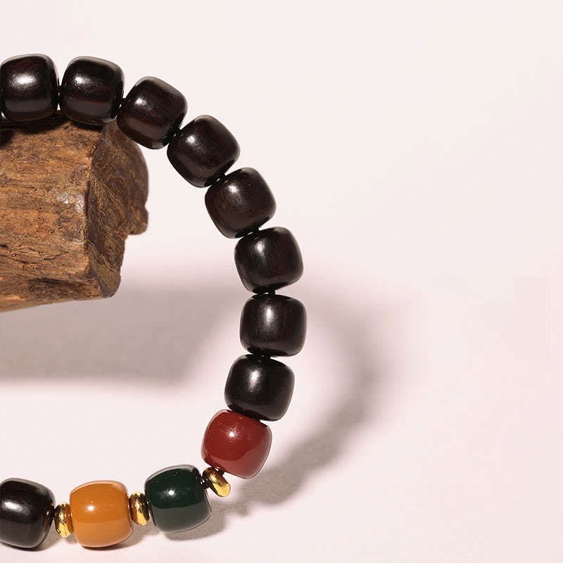 Nimara Ritual Ebony Wood Rosewood Peace Balance Bracelet