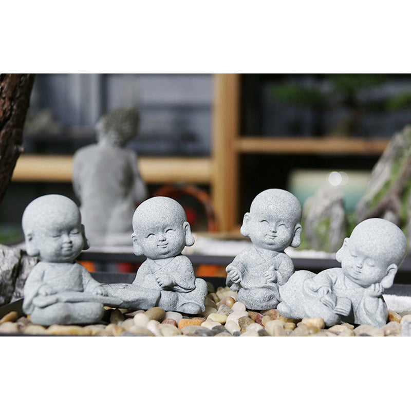 Nimara Ritual Meditation Prayer Monk Buddha Statue Serenity Home Decoration