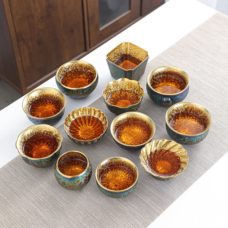 Nimara Ritual Colorful Ceramic Teacup Tea Cups