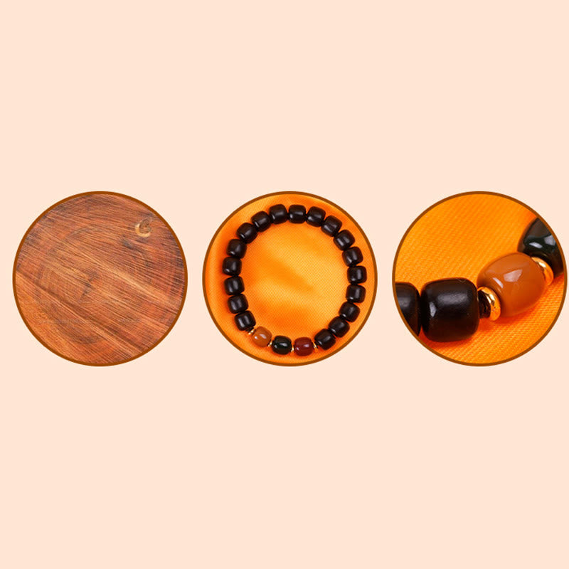 Nimara Ritual Ebony Wood Rosewood Peace Balance Bracelet