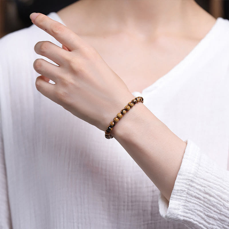 Nimara Ritual 925 Sterling Silver Natural Golden Sea Willow Zakiram Goddess of Wealth Lucky fortune Fu Character Success Bracelet
