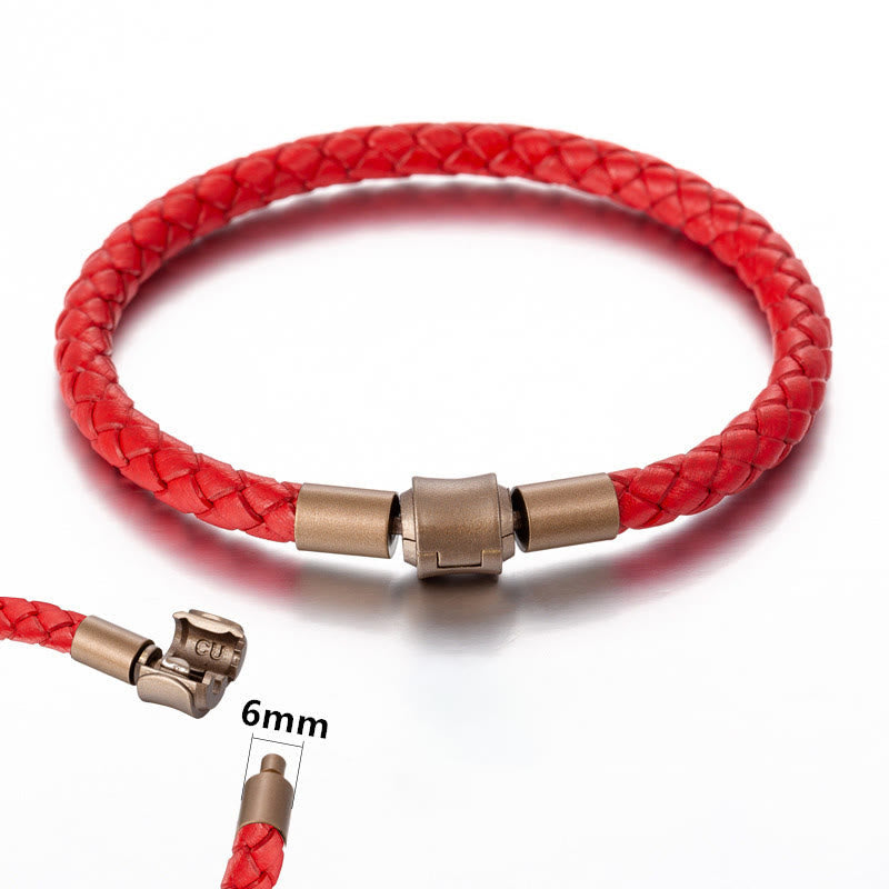 Nimara Ritual Vintage Leather Rope Luck Braid String Bracelet