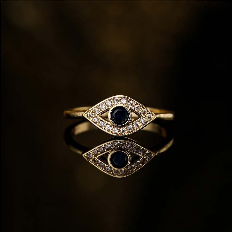 Nimara Ritual Evil Eye Protection Blessing Copper Ring