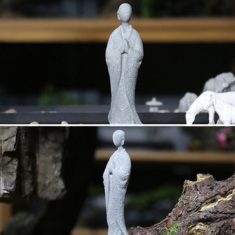 Nimara Ritual Meditation Buddha Monk Serenity Home Decoration