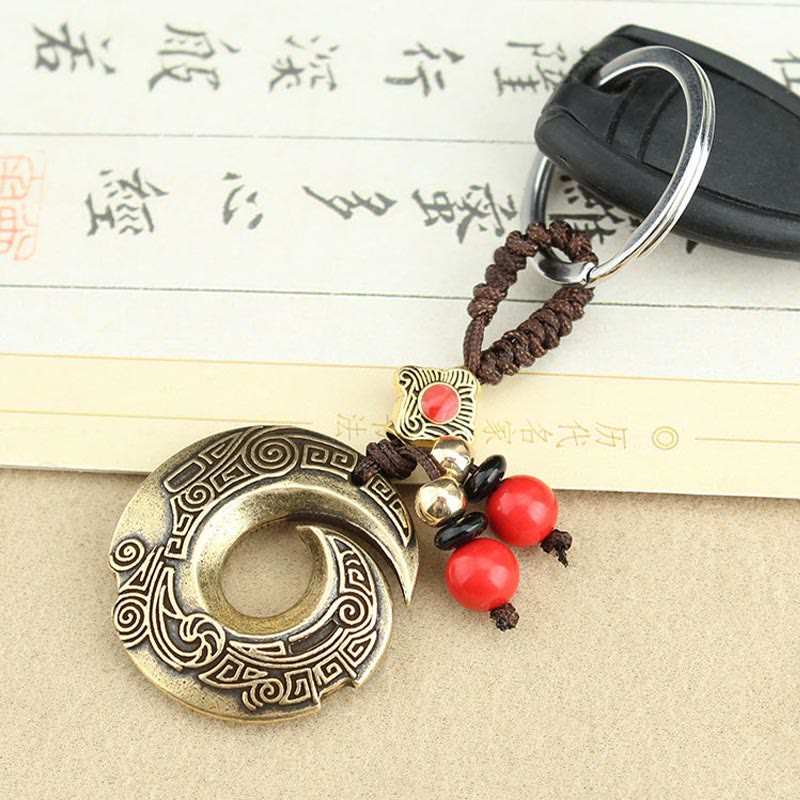 Nimara Ritual Good Luck Fortune Copper Wealth Key Chain
