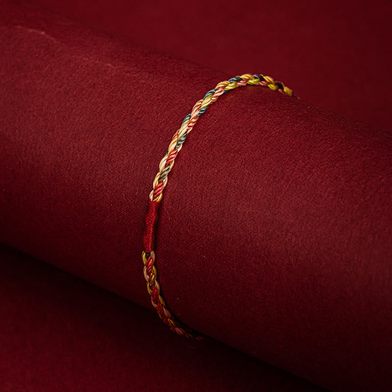 Nimara Ritual Handmade Five Color Thread Luck Couple Child Adult Bracelet