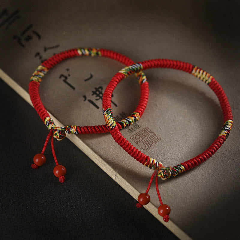 Nimara Ritual Five Colors King Kong Knot String Protection Luck Bracelet