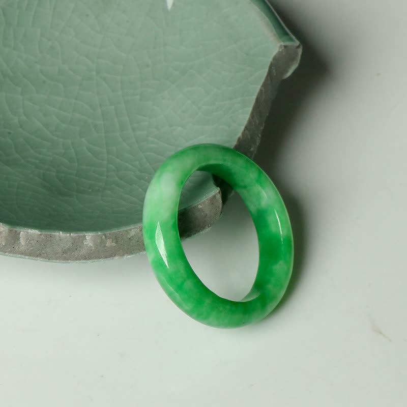 Nimara Ritual Jade Abundance Luck Ring